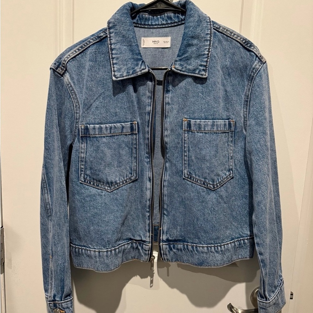 Mango Classic Blue Jean Jacket